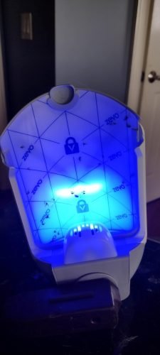 Zevo 2 Flying Insect Traps & 2 Refill Cartridges - Plug in Fly Trap & Indoor Bug Catcher for Gnats. House & Fruit Flies - Blue & UV Light Technology. Mess-Free Alternative to Bug Zapper photo review