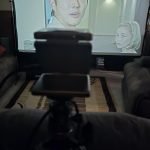 Aurzen ZIP Tri-Fold DLP Truly Mini Projector. Pocket Size. Zero-Lag Focus. One-Click Screen Mirroring. Full-Screen Mode. Type-C Fast Charging. 5.000mAh Battery. Indoor Outdoor Portable Projector.Gold photo review