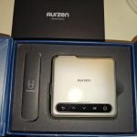 Aurzen ZIP Tri-Fold DLP Truly Mini Projector. Pocket Size. Zero-Lag Focus. One-Click Screen Mirroring. Full-Screen Mode. Type-C Fast Charging. 5.000mAh Battery. Indoor Outdoor Portable Projector.Gold photo review