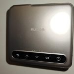 Aurzen ZIP Tri-Fold DLP Truly Mini Projector. Pocket Size. Zero-Lag Focus. One-Click Screen Mirroring. Full-Screen Mode. Type-C Fast Charging. 5.000mAh Battery. Indoor Outdoor Portable Projector.Gold photo review