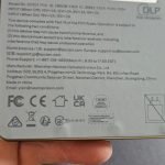 Aurzen ZIP Tri-Fold DLP Truly Mini Projector. Pocket Size. Zero-Lag Focus. One-Click Screen Mirroring. Full-Screen Mode. Type-C Fast Charging. 5.000mAh Battery. Indoor Outdoor Portable Projector.Gold photo review