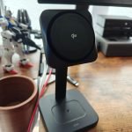 ESR for MagSafe Charger Stand. 3 in 1 Charging Station with CryoBoost. Phone-Cooling Wireless Charging. Qi2 Certified 15W MagSafe Stand. for iPhone 17/16/15/14/13/12. AirPods. Apple Watch. White photo review