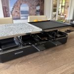 Severin RG 2371 Raclette Grill Natural Cooking Stone Smokeless Odourless with 8 Non-stick Pans photo review
