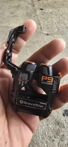 GravaStar Sirius Plus True Wireless Earbuds. Bluetooth 5.3 Active Noise Cancellation ANC Headphones. 28H Playtime. ENC Clear Call. IPX4 for Sports/Work. Customization App for iOS/Android-Yellow photo review