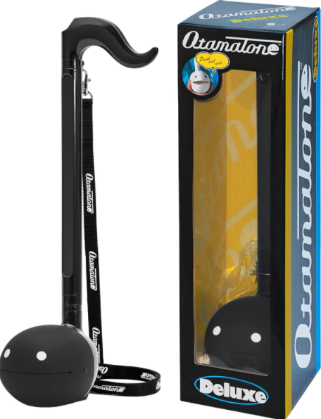 Otamatone Japanese Electronic Musical Instrument Portable Music Synthesizer from Japan by Maywa Denki Studio Award Winning. Educational Fun Gift for Children. Teens & Adults - Black