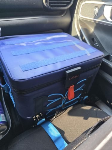 LiTHELi Frozen Pack 12V Car Refrigerator & Portable Electric Cooler. 20L/21QT with 2 U20 Batteries. -4~68℉ Travel Fridge Freezer for Camping. photo review