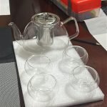 1200ml/40 oz Glass Teapot with 4 Double Wall Teacups and Removable Stainless Steel Infuser. Tea Sets for Adults. Clear Tea Kettle Stovetop Safe for Loose Leaf and Blooming Tea.Gifts for Christmas photo review