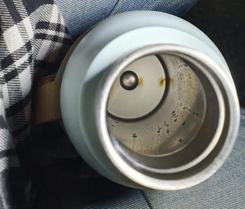 LARQ PureVis 500ml Bottle - Self-Cleaning Vacuum Insulated Stainless Steel Water Bottle with UV Purifier and Award Winning Design | Reusable & Convenient for Travel. Seaside Mint photo review