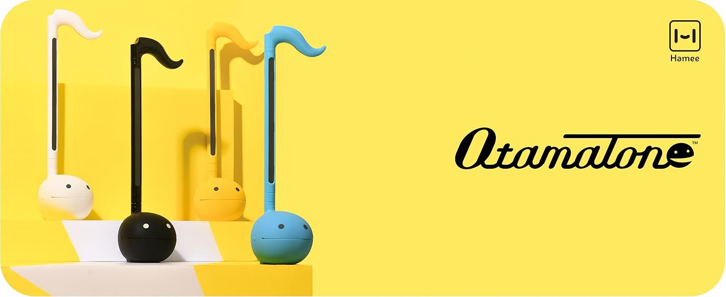 Otamatone Japanese Electronic Musical Instrument Portable Music Synthesizer from Japan by Maywa Denki Studio Award Winning. Educational Fun Gift for Children. Teens & Adults - Black