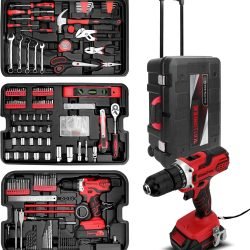 KingTool 325 Piece Home Repair Tool Kit. General Home/Auto Repair Tool Set. Toolbox Storage Case with Drawer. General Household Tool Kit - Perfect for Homeowner. Diyer. Handyman