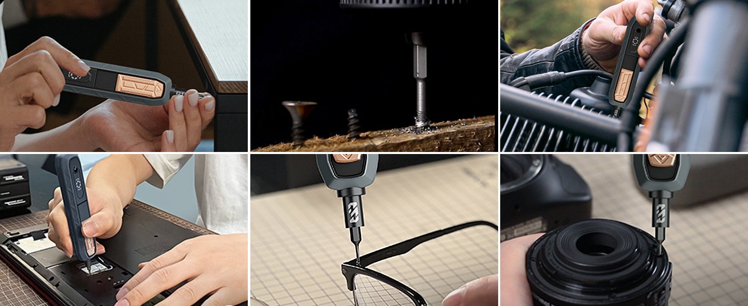 Electric Precision Screwdriver Set. 180 in 1 Cordless Screwdriver. 3 Torque Settings with 160 Magnetic Precision Bits for Computer. Laptop. iPhone. PS5. Xbox. Watch. Jewelry. Eyeglasses