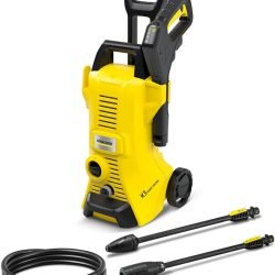 Kärcher K 3 Power Control High Pressure Washer: Clever App Support. For Effective Cleaning of Everyday Stains. Yellow