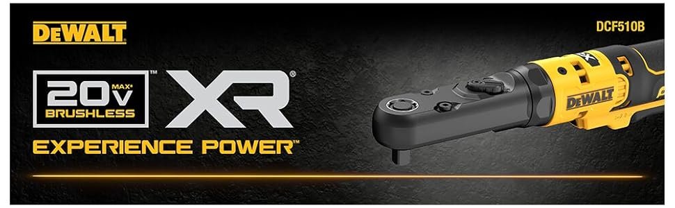 DEWALT 20V MAX XR Cordless Ratchet Set, 3/8