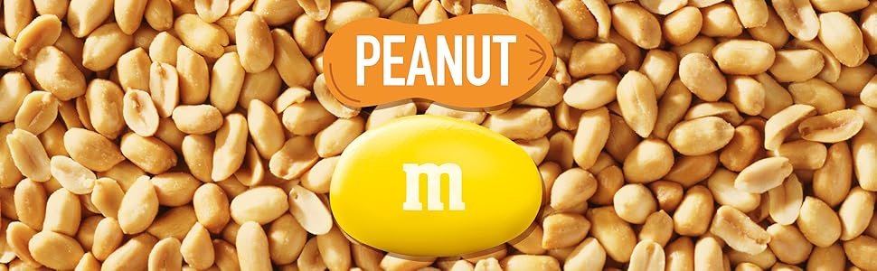 M&M'S Peanut Milk Chocolate Candy. Chocolate Candy Bulk. Party Size 38 oz Bag (Pack of 2)