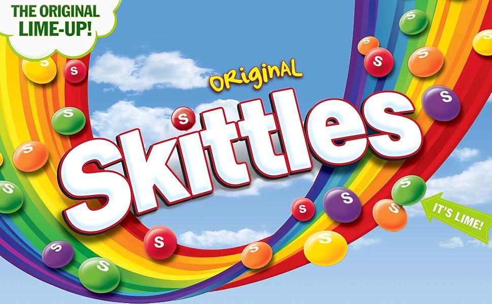 SKITTLES Original Chewy Candy Rainbow Colorful Bite Size Snacks for Celebrations. Parties. Holiday. Candy Dishes. Party Size. 50 oz Bag