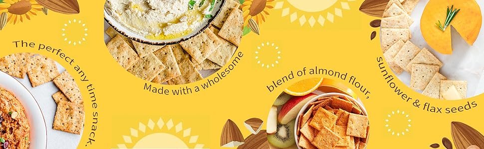 Simple Mills Almond Flour Crackers. Family Size Variety Pack (Fine Ground Sea Salt and Rosemary & Sea Salt) - Gluten Free. Vegan. Healthy Snacks. 12.75 Ounce (Pack of 1)