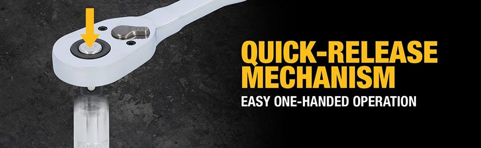 DEWALT 142 Piece Mechanics Tool Set, 1/4 Inch and 3/8 Inch Drive, SAE and Metric (DWMT45425)