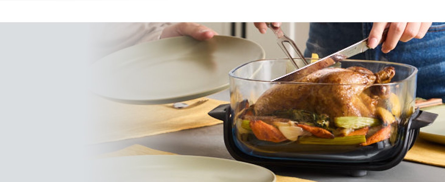 Ninja Crispi 4-in-1 Portable Glass Air Fryer Cooking System. 1500W. 4QT & 6-Cup TempWare Glass Containers with Storage Lids. Microwave. Freezer & Dishwasher Safe. Cyberspace Gray. FN101GY