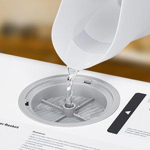 NOVETE Portable Countertop Dishwashers. Compact Dishwashers with 5L Built-in Water Tank & Inlet Hose. 5 Washing Programs. Baby Care. Air-Dry Function and LED Light for Small Apartments