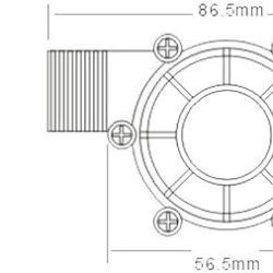 Hydroelectric Micro Hydro Generator 1/2 Inch Portable Water Flow Generator Charger 10W 12V