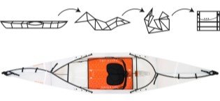 Oru Kayak Beach | Stable. Durable. Light - Lake/River Kayaks - Beginner. Intermediate - for Day Trips. Picnics. and Casual Fun with Family and Friends - Size (Unfolded): 12'1 x 29. 25 Lbs