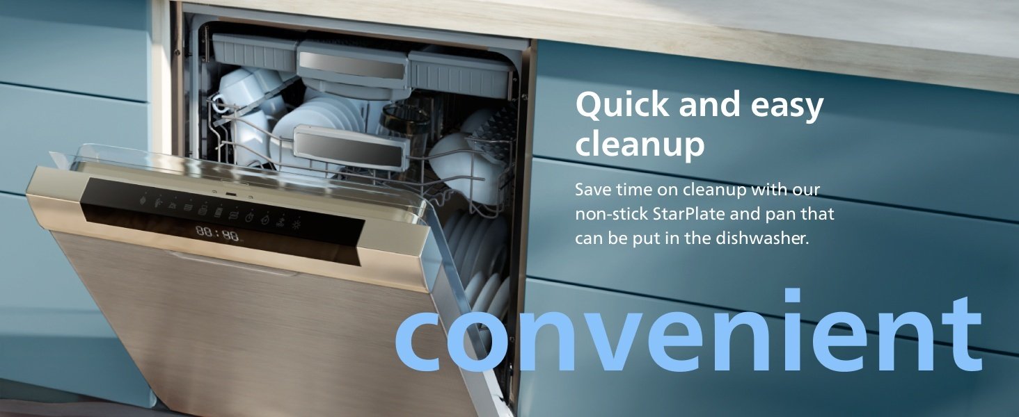 Philips 2000 Series Airfryer - RapidAir Technology. 13-in-1 Ways to Cook. 4.4QT Capacity. Healthier Meals Up to 90% Less Fat. Easy to Clean. Dishwasher Safe. Touchscreen Control. HomeID App (NA221/00)