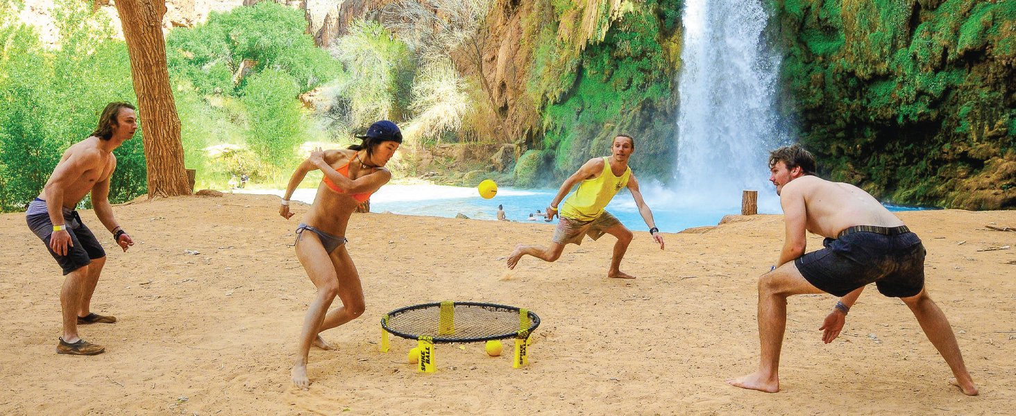 Spikeball 3 Ball Original Roundnet Game Set - Includes 3 Balls. net and Bag