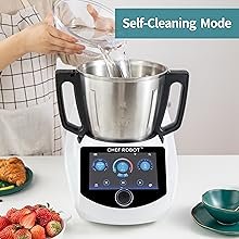 ChefRobot Smart Food Processor UltraCook All-in-One Auto Cooking Machine.3.5L Capacity.600+ Online Recipes. Built-in Scale. 7 inch TFT Screen. Self-Cleaning. Multifunctional Kitchen Appliance
