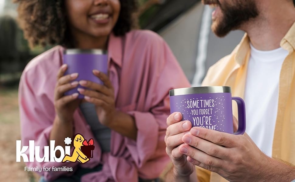 Xmas Gifts for Women - Birthday Friendship - Sometimes You Forget Your Awesome Gifts Purple Coffee Mug for Older Women 14oz Inspirational Unique Customer's Most Loved Gift