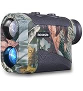 REVASRI Golf Rangefinder with Slope and Pin Lock Vibration. External Slope Switch for Golf Tournament Legal. Rangefinders with Rechargeable Battery 600/1000YDS Laser Range Finder