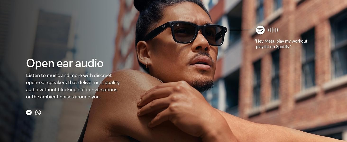 Ray-Ban Meta (Gen 1). Wayfarer. Matte Black | Smart AI Glasses for Men. Women — 12 MP Camera. Open-Ear Speakers. Video Recording. Bluetooth — Polarized Gradient Graphite Lenses — Wearable Technology