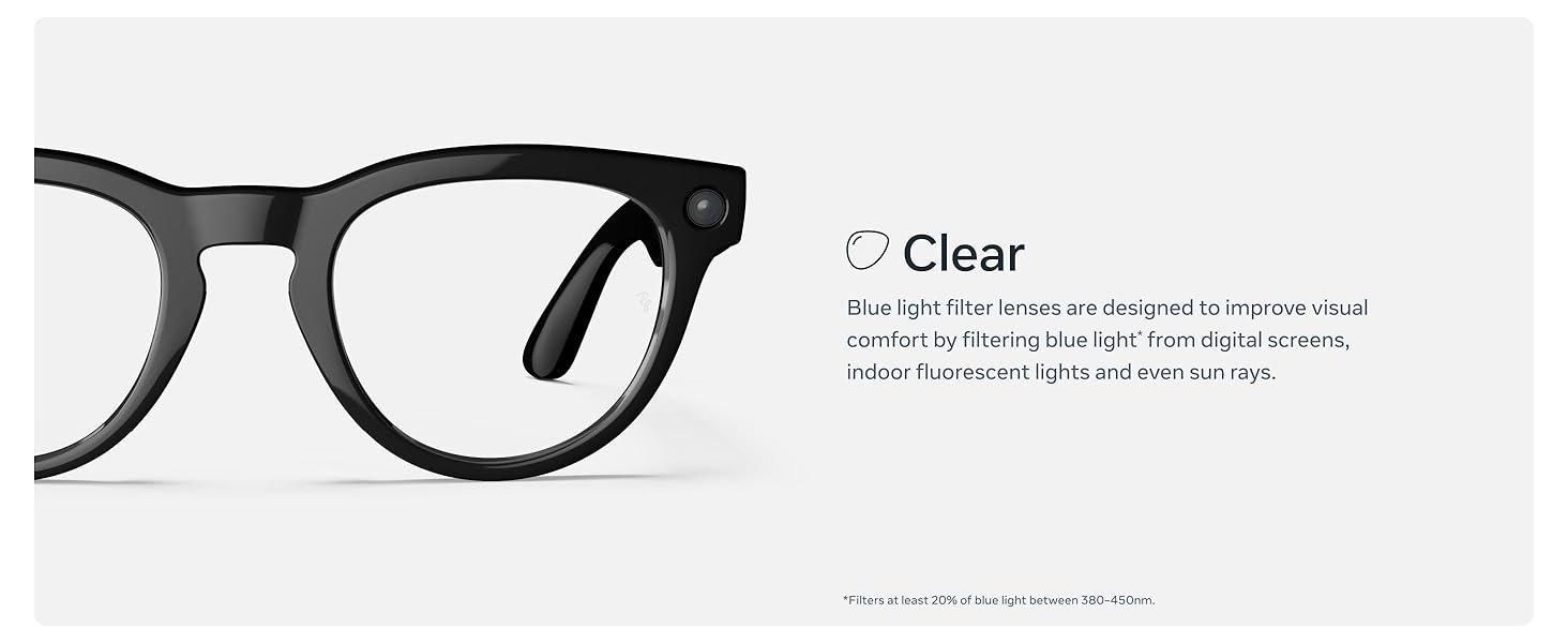 Ray-Ban Meta (Gen 1). Wayfarer. Matte Black | Smart AI Glasses for Men. Women — 12 MP Camera. Open-Ear Speakers. Video Recording. Bluetooth — Polarized Gradient Graphite Lenses — Wearable Technology