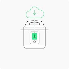 CHEF iQ Smart Pressure Cooker with WiFi and Built-in Scale - Easy-to-Use 10-in-1 Multicooker with 500+ Guided Recipes - Rice Cooker. Slow Cooker. Instant Meals for Foodies - 6 Quart - Family Size