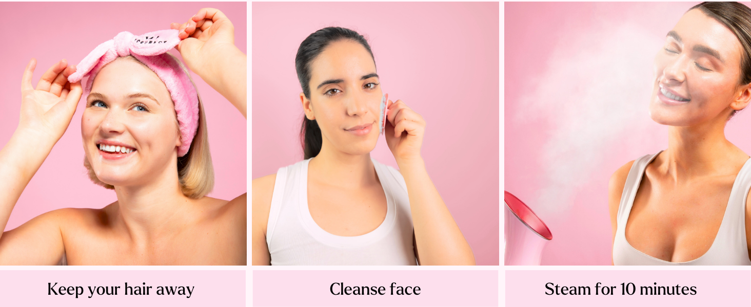 Facial Steamer Spa Kit with Complimentary 17 Skin Care Tools | Face Steamer for Facial Deep Cleaning with Towel Warmer & Humidifier Mode| Self Care Gifts for Women, Spa Gifts, Birthday Gifts for Women