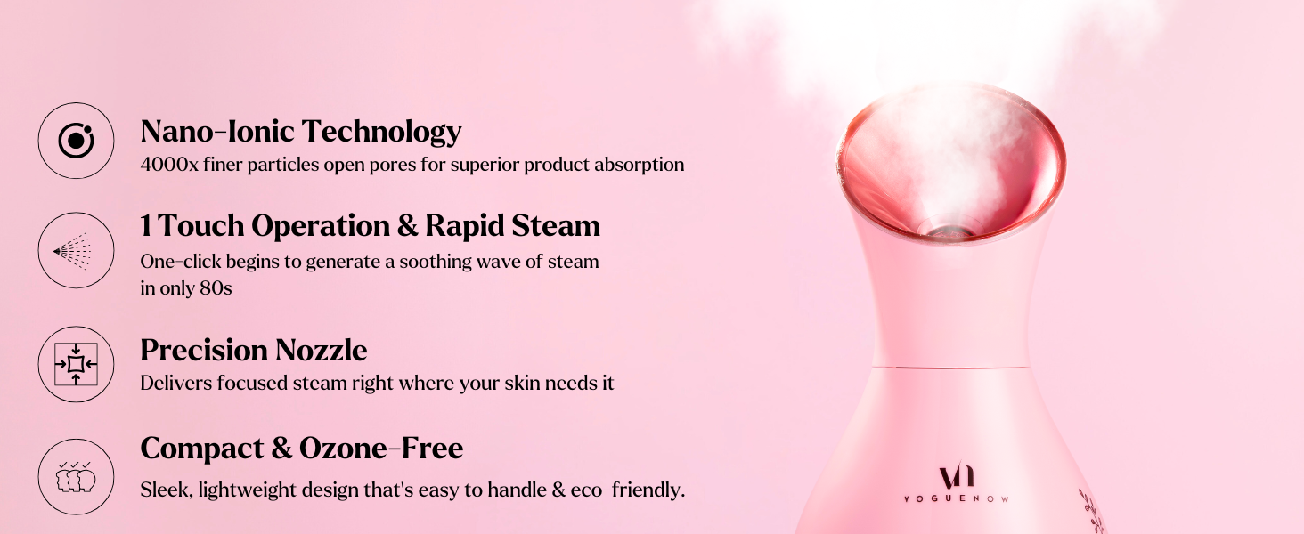 Facial Steamer Spa Kit with Complimentary 17 Skin Care Tools | Face Steamer for Facial Deep Cleaning with Towel Warmer & Humidifier Mode| Self Care Gifts for Women, Spa Gifts, Birthday Gifts for Women