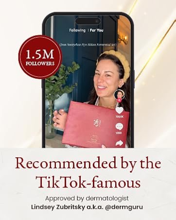 Sooryehan Ginseng Skincare gift Set - Hyobidam Korean Skin Care Set. Premium Gift Set for Intense Hydration. Firm Skin. Wild Ginseng. 13.53 fl oz