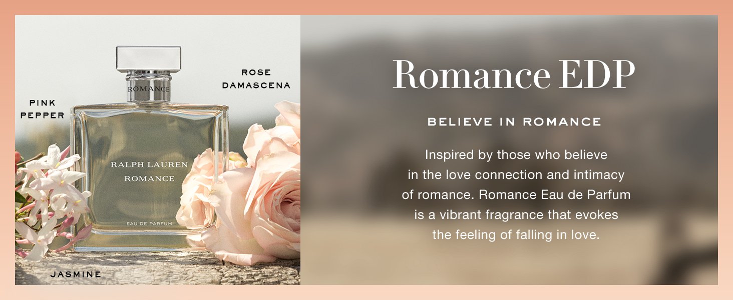 RALPH LAUREN FRAGRANCES - Romance - Eau de Parfum - Women's Perfume - Floral & Woody - With Rose, Jasmine, and Berries - Medium Intensity